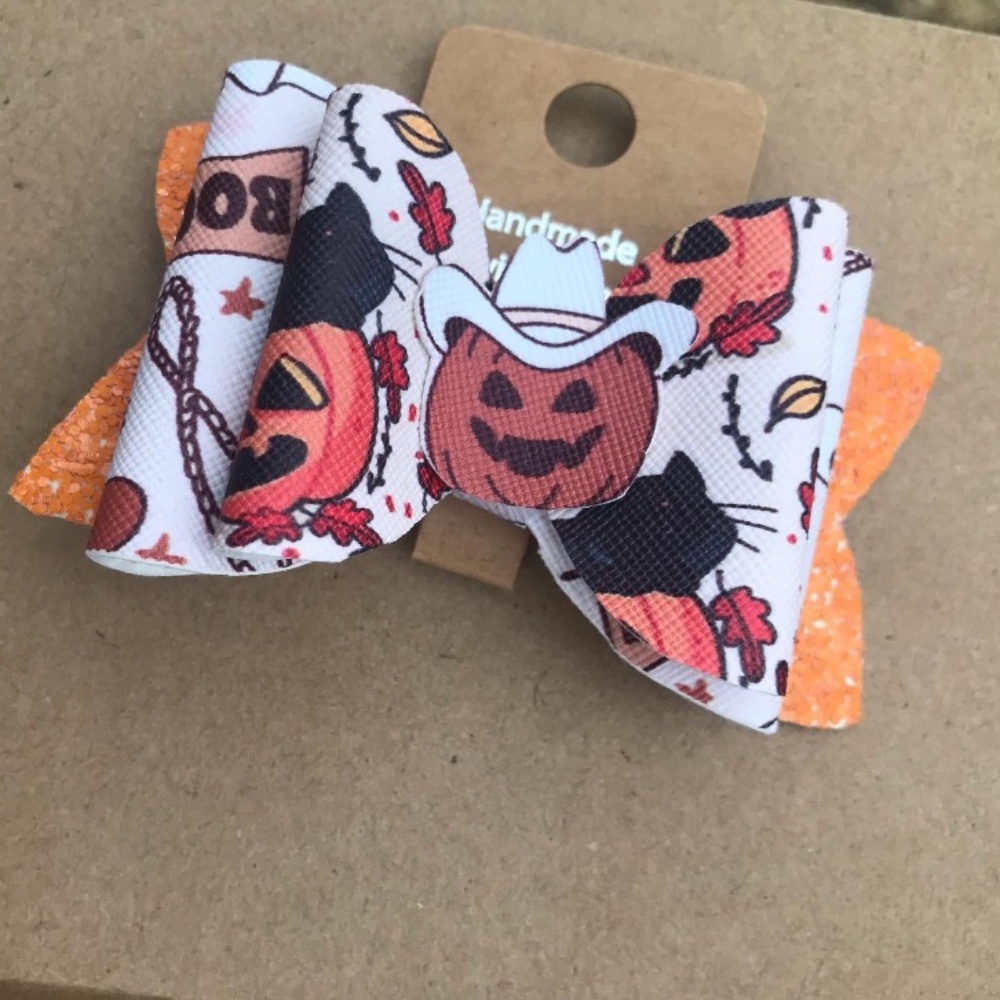 FauxLeather Bow